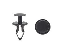 sourcing map Clips De Fijación Negros 20Pzas Para Coche Tipo Empuje