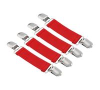 sourcing map Clips elásticos para sombreros, manoplas de viaje, clips de cincha para la espalda para mujer, chal, cárdigan, cuello y suéter, 5.51 Inch, Poliéster, No es una piedra preciosa
