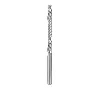 sourcing map CNC Espiral Enrutador Taladros 1/8" 3.175mm Vástago, 3.175mm x 32mm Ascendente Corte Carburo sólido Extremo Molino Una Flauta Fresado Cortador, para Acrílico PVC MDF