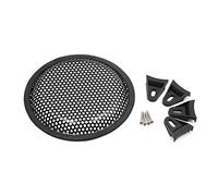 sourcing map Coche Audio Altavoz Tapa Cubierta Antipolvo Protector Negro 6,5"