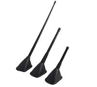 sourcing map Coche Decorativa Antena de Techo Base Autoadhesiva Negro 3Pcs