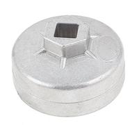 sourcing map Coche Vehículos 14 Estrías Llave de Filtro de Aceite 2,5" de Diámetro Interno