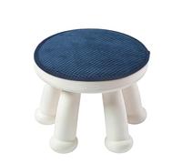 sourcing map Cojín redondo para taburete, 12 x 12 pulgadas, con correas elásticas, antideslizante, suave, redondo, para sillas de comedor, cocina, bar, taburete alto, color azul oscuro