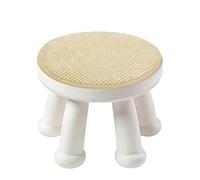 sourcing map Cojín redondo para taburete, 16 x 16 pulgadas, con correas elásticas, antideslizante, suave, redondo, para sillas de comedor, cocina, bar, taburete alto, color camello claro