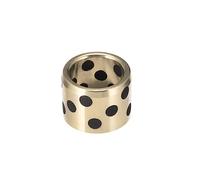 sourcing map Cojinetes de Casquillo, Manguito de Rodamiento Autolubricante, 20mm Diámetro Interior, 26mm Diámetro Exterior, 20mm Longitud, Bujes de Latón