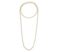 sourcing map Collar largo de perlas sintéticas, collar de perlas de imitación para mujer, estilo flapper, estilo vintage de los años 20, collar de cuentas largas en capas para disfraz, 59, Vidrio, No