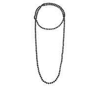 sourcing map Collar largo de perlas sintéticas, collar de perlas de imitación para mujer, estilo flapper, estilo vintage de los años 20, collar de cuentas largas en capas para disfraz, 59, Vidrio, No