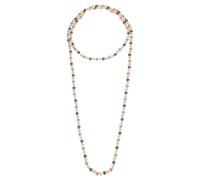 sourcing map Collar largo de perlas sintéticas, collar de perlas de imitación para mujer, estilo flapper, estilo vintage de los años 20, collar de cuentas largas en capas para disfraz, 59, Vidrio, No