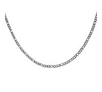 sourcing map Collares de cadena de eslabones de acero inoxidable de 6 mm, 6 mm, para hombres y mujeres, regalo de joyería, color negro