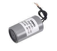 sourcing map Condensador de Funcionamiento CBB60 25uF 250V CA 2 Cables, Condensador de Funcionamiento de Motor de Cilindro de 50/60 Hz 75x40mm para Bomba de Agua Compresor de Aire