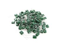 sourcing map Condensador de película de poliéster Myla* DC 100V 0.1uF (bolsa de 100)