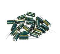 sourcing map Condensador Electrolítico Radial De Aluminio Bajo ESR 1500uF 10V 8X16mm 20Pcs