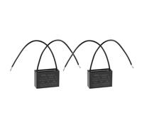 sourcing map Condensador para Ventilador de Techo CBB61 3uF 250V AC 2 Cables, Condensador Película Polipropileno Metalizado 37x26x15mm para Generador Motor Bomba Ventilador Eléctrico, 2uds