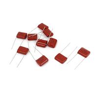 sourcing map Condensadores de película de poliestireno CBB22 400V 824J 0,82uf 5% de tolerancia a través del agujero