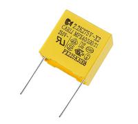 sourcing map Condensadores de seguridad Película de polipropileno 2.2uf 275vac x2 mkp 5 pcs.