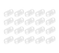 sourcing map Conector de Cadena Ciega 30 Piezas de Plástico para Cortinas Romanas y Estores Enrollables, Cadena de Bolas de Conexión para Cadenas de Cuentas Transparentes de 4.5mm