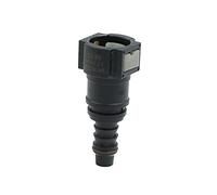 sourcing map Conector de Tubo de Combustible Liberación Rápida Hembra Plástico 9,89mm Id8 para Coche
