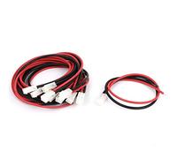 sourcing map Conector hembra del cable del cabezal 300mm 10pcs VH-2P con paso de 3,96mm