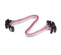 sourcing map Conector IDC de 10 Pines Conector Hembra del Cable de Cinta Plana 30cm 2,54mm,5pcs