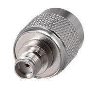 sourcing map Conector SMA Hembra a TNC Macho de latón Adaptador RF coaxial