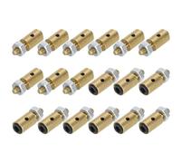 sourcing map Conectores de Enlace para Brazo de Servo, Varilla de Empuje con Tuerca y Tornillo para Avión RC, D4x1.2mm, 18 Unidades