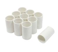 sourcing map Conectores rectos para tubos de PVC, con diámetro interno de 20 mm, color blanco (10 unidades)
