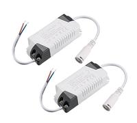 sourcing map Controlador de LED de alta potencia conector DC fuente de alimentación de 300 mA de corriente constante 12-18W(2pcs)