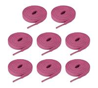 sourcing map Cordones planos de poliéster para zapatos, cordones elásticos planos para tenis, zapatos de patinaje, botas, Purple, 5/16" x 100"