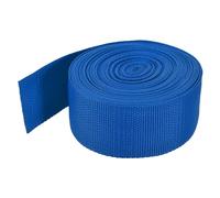 Sourcing map - Correa de 9,1 metros de polipropileno ligero para equipaje, 5 cm (2") de ancho, banda de sujeción para mochila, azul, para equipaje de exterior, correas de carga
