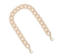 sourcing map Correa de acrílico para bolso, correa de repuesto para bolso, correa de repuesto para bolsa, correa extensora, Beige y rosa, Noraml