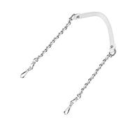 sourcing map Correa de Candena para Bolso de Mujer, 39" Correas para Bolsos, Reemplazo Bolso Cadena para Monedero, Asas Hombro Cruz Cuerpo Reemplazo Correa, Blanca Correa Plata Cadena