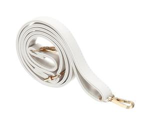 sourcing map Correa de cuero de repuesto para bolso cruzado, 27.6-51.2 pulgadas, correa ajustable para bolsa, correas de bolso para mujer, bolso cruzado, bolso de hombro, bolso de mano, color blanco