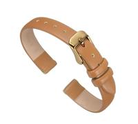 sourcing map Correa de cuero genuino de varios tamaños, correa de reloj de cuero elegante y plana para hombres y mujeres, 10mm