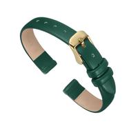 sourcing map Correa de cuero genuino de varios tamaños, correa de reloj de cuero elegante y plana para hombres y mujeres, 10mm