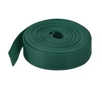 sourcing map Correa de flejado ligera de polipropileno de 20 mm (0,8") Banda de sujeción para mochila de 10 yardas, color verde oscuro, para equipaje al aire libre, correas de carga