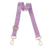 sourcing map Correa de hombro ancha, correa ajustable de 2,5 cm, correa cruzada de repuesto para bolso de hombro, bolso de mano, morado claro, hebilla de núcleo dorado claro