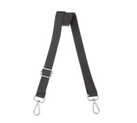 sourcing map Correa de hombro ancha, correa cruzada ajustable de 2,5 cm de repuesto para bolso de hombro, color gris oscuro, hebilla de núcleo plateado