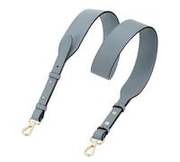 sourcing map Correa de piel sintética para bolso, 105.9 cm-115.1 cm, correas de repuesto ajustables cruzadas de 3.8 cm de ancho para bolsos, bolsas de hombro (azul, cierre dorado)