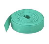 sourcing map Correa de polipropileno ligera de 20 mm para mochila de 10 yardas, color verde turquesa para correas de carga de equipaje al aire libre
