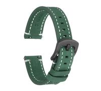 sourcing map Correa de reloj de cuero de liberación rápida, correa de repuesto de cuero vacuno, hebilla negra para hombres y mujeres, 22mm, Metal, Ágata