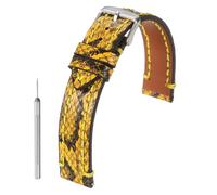 sourcing map Correa de reloj de cuero vintage, correa de repuesto de liberación rápida con hebilla de acero inoxidable, 23mm, Cuero, No es una piedra preciosa