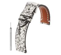 sourcing map Correa de reloj de cuero vintage, correa de repuesto de liberación rápida con hebilla de acero inoxidable, 23mm, Cuero, No es una piedra preciosa