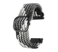 sourcing map Correa de reloj de nailon de 22 mm de liberación rápida, correas de repuesto para hombres y mujeres con hebilla de ajuste, color negro degradado