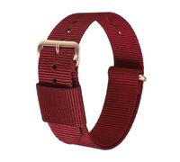 sourcing map Correa de reloj de nailon de tejido suave, correa de liberación rápida con hebillas de acero inoxidable, 18mm, Nailon, Sin piedra preciosa