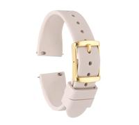 sourcing map Correa de reloj de silicona de liberación rápida de goma suave con cierre negro de acero inoxidable para hombres y mujeres, 18mm