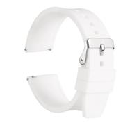 sourcing map Correa de reloj de silicona de liberación rápida, flexible, de goma suave, con cierre de acero inoxidable, correa de repuesto para hombres y mujeres, 22mm, Silicona, No es una piedra
