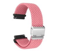 sourcing map Correa de reloj trenzada de nailon de liberación rápida con hebilla de acero inoxidable, 18mm, Nailon, No es una piedra preciosa