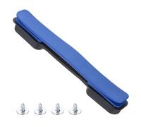 sourcing map Correa de transporte de plástico para maleta, de 8.5 pulgadas, con tornillos para caja de traje, color azul oscuro