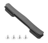 sourcing map Correa de transporte de plástico para maleta, de 8.5 pulgadas, con tornillos para caja de traje, color gris oscuro