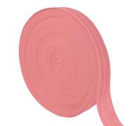 sourcing map Correa elástica plegable de 10 yardas, cinta elástica de 1-1/2 pulgadas de ancho con borde plegado para lazos para el pelo, diademas, manualidades, cintura, pantalones, ropa, melocotón